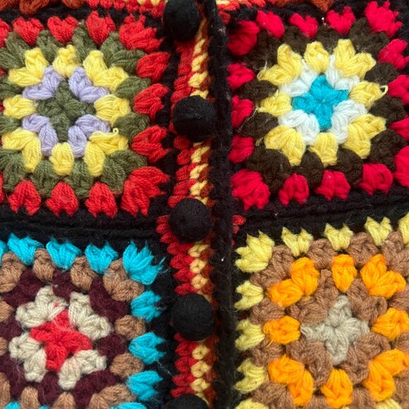 Vintage handmade crochet vest, approximately size Small-Medium women's - Picture 5 of 5